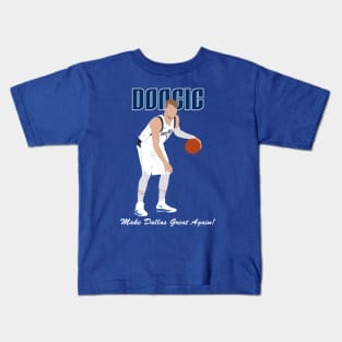 Doncic : make dallas Great again Kids T-Shirt